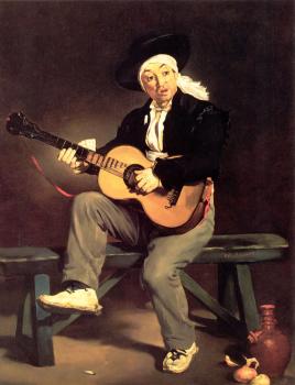 愛德華 馬奈 The Spanish Singer( The Guitar Player)